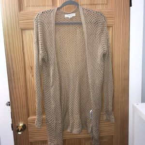 Tan cardigan